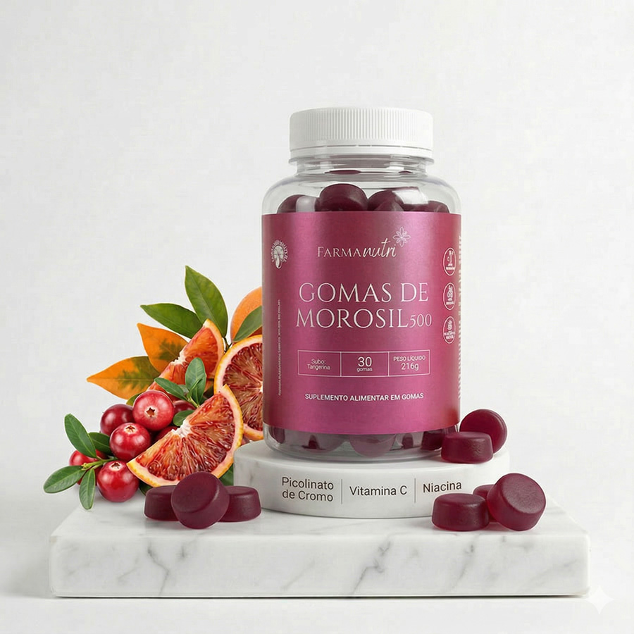 Gomas de Morosil Anti Barriga Antioxidante 500mg - Farmanutri