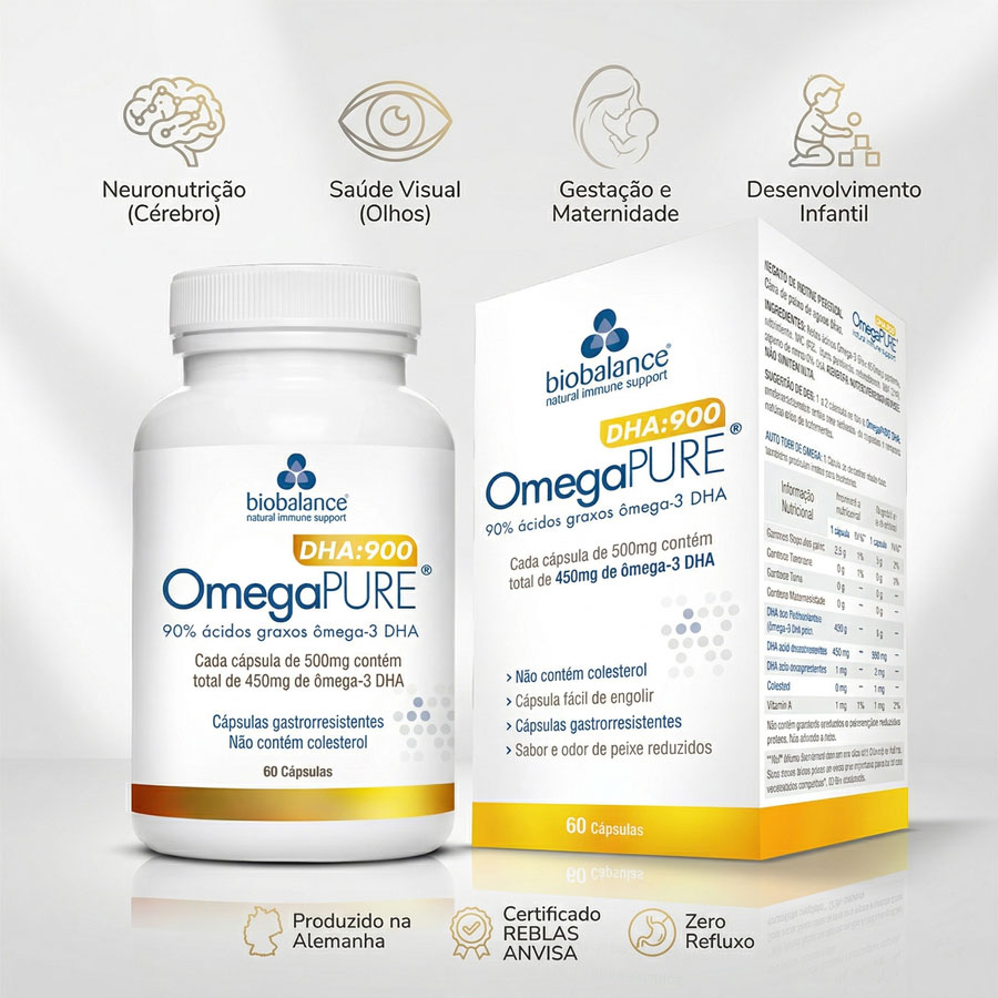 Omegapure Ômega-3 DHA:900